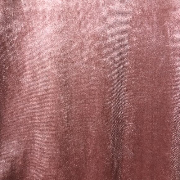 Nwt REBECCA MINKOFF Monsoon Pink Ruffled Cold Shoulder Velvet Blouse Top Sz S - Picture 8 of 10